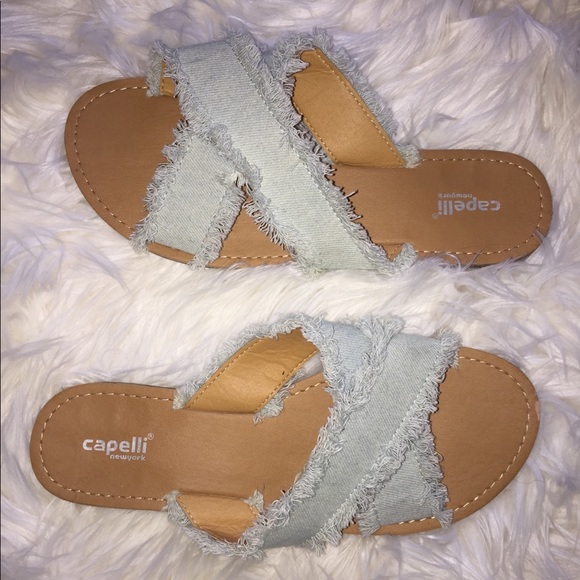 Capelli of New York Shoes - ⚡️ FLASH SALE ⚡️ Capelli New York Denim Sandals